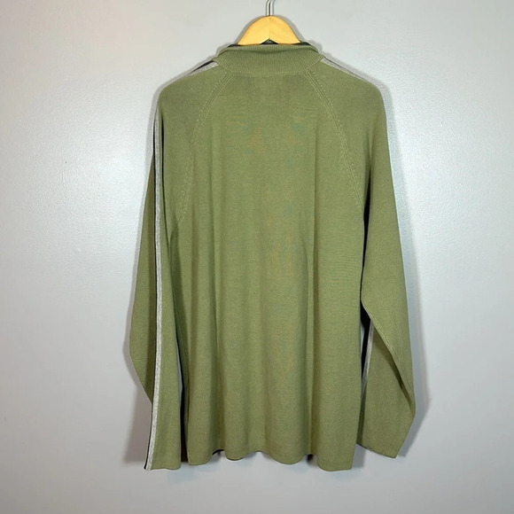 Eddie Bauer 1/4 Zip Long Sleeve Sweater Mens XLT - Picture 2 of 7